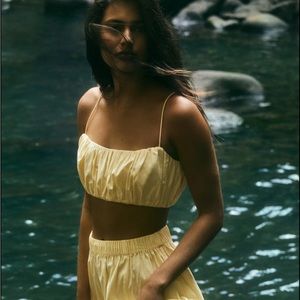 REFORMATION BRIO TWO PIECE SET IN ZEST **NO LONGER AVAILABLE ONLINE**